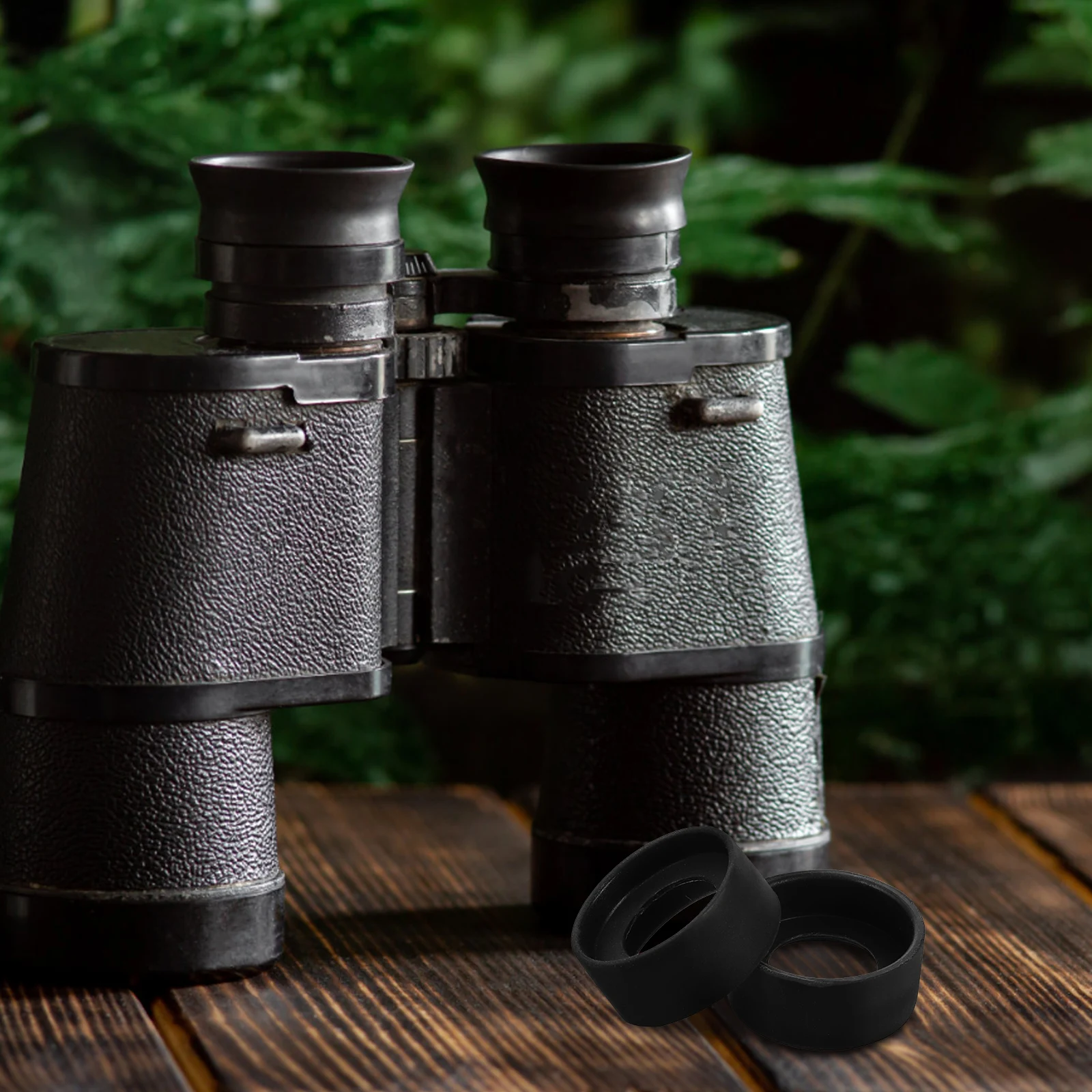 

2Pcs Microscope Eyecup Rubber Protective Cover Reusable Eyepiece Replacement Guard for Laboratory School and Outdoor Observation