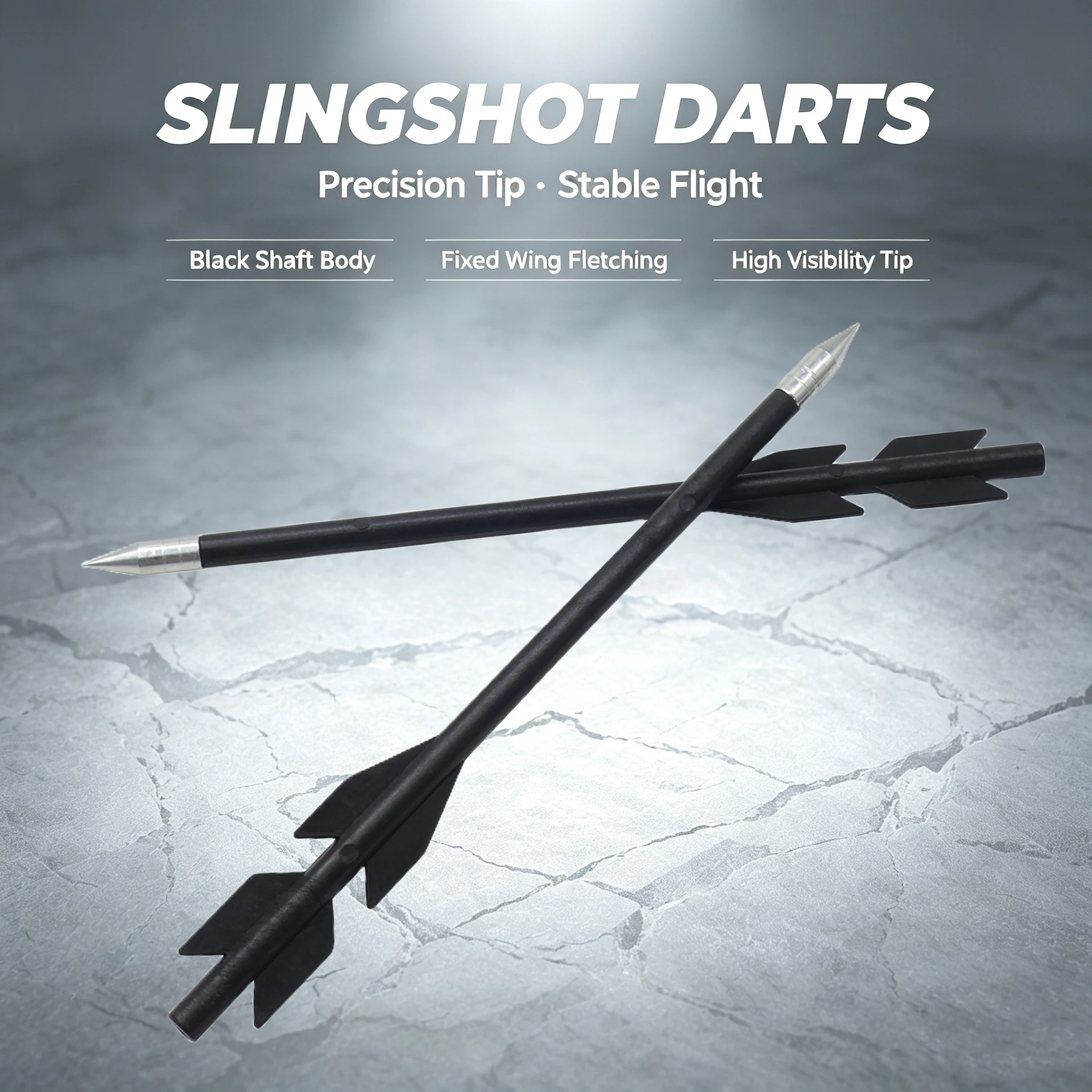 4-Fletching Model Slingshot Darts with 20/30 Pcs Options for Outdoor Target Practice Gear