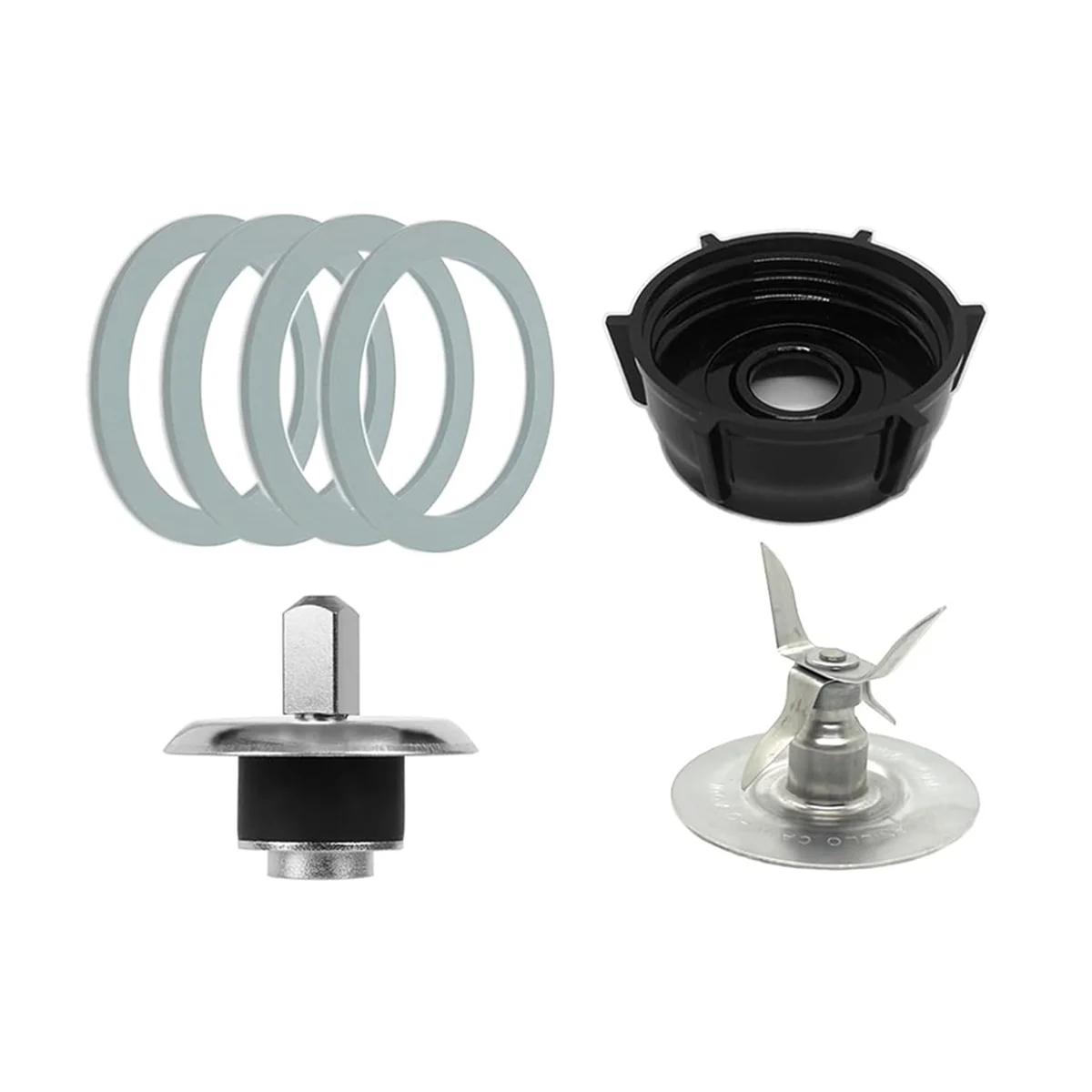 Per Oster Blender parti di ricambio Blender Ice Crusher Blade con tappo di Base del barattolo, per Aspas Para Licuadora Oster Blender