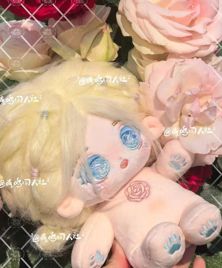 Stuffed Identity V Pretty Girl Alice Deross 20cm Cotton Dolls Dress Up Toys Collectible Plush Soft Doll Kawaii Birthday Gift