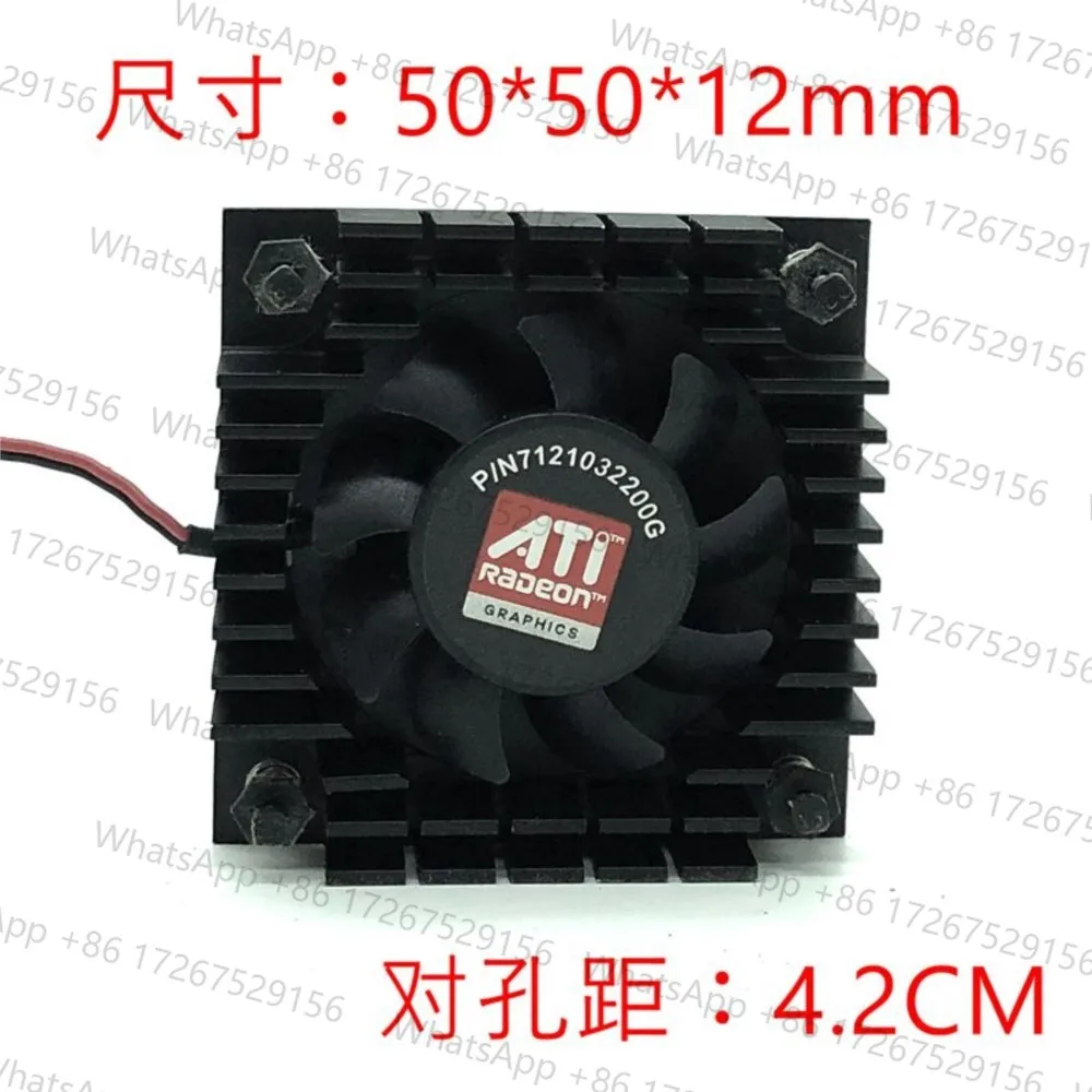 PLA04710S12H 12V Diameter 3.6CM Bore Distance 2.6CM Mute Graphics Card Fan Enclosure: Long 5CM Wide 1.2CM