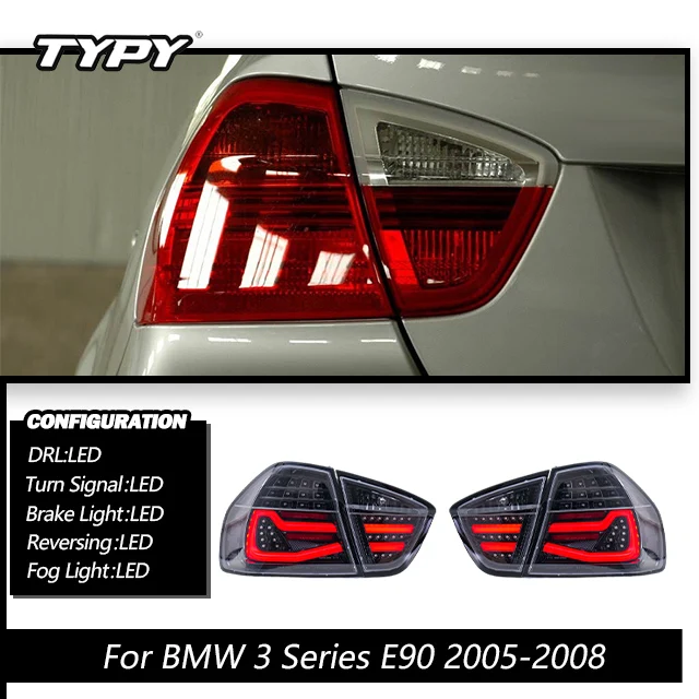 TYPY Car Lights For BMW 3 Series E90 Tail Lights 2005-2008 LED DRL