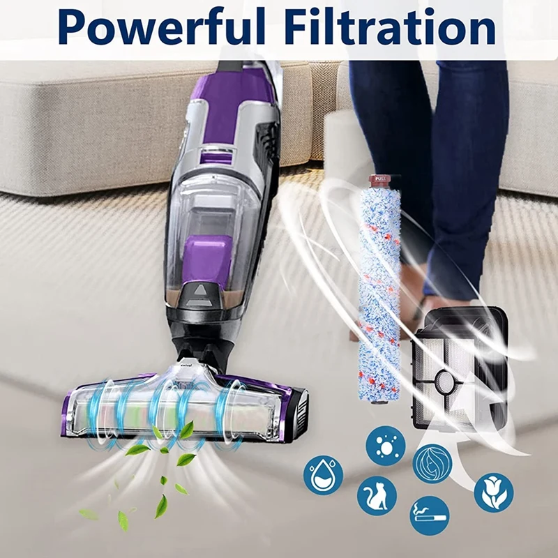 Top Sale Replacement For Bissell Crosswave Pet Pro 1785 2306 Series Vacuum,Cleaner Multi-Surface Brush Roll Vacuum Filter