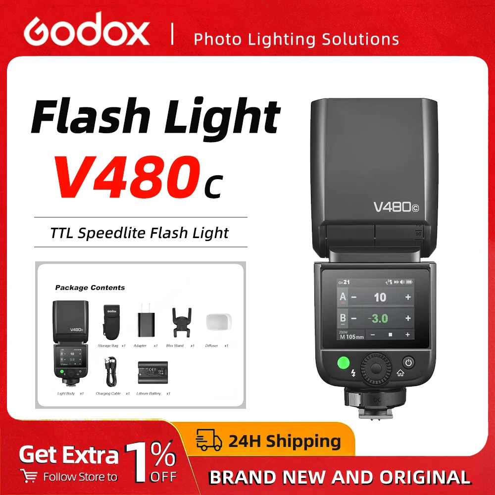 Godox V480 Ttl Li-I… - image
