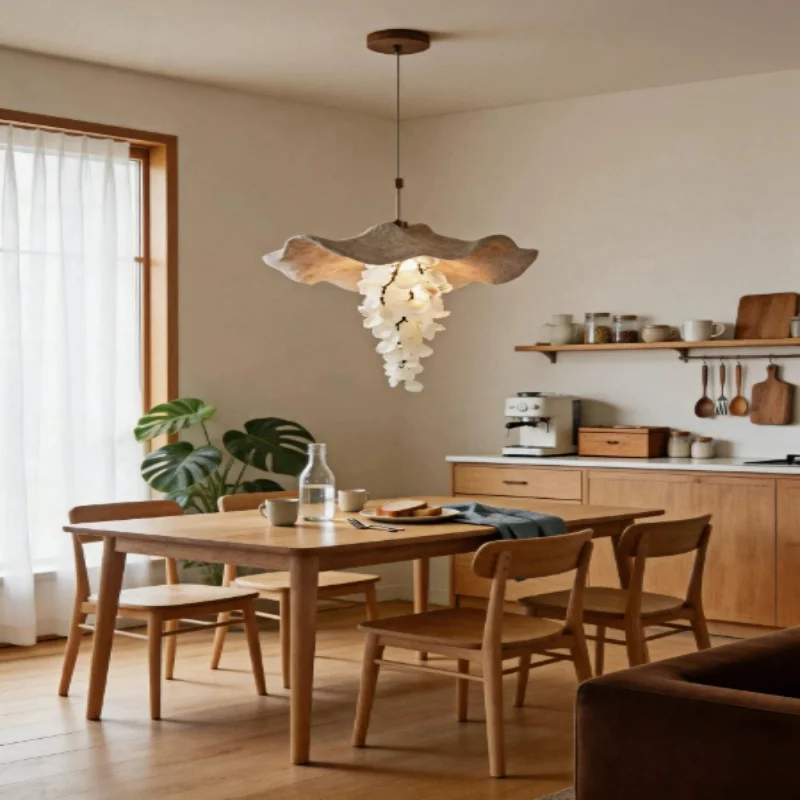 Restaurant pendant lights with ancient style bar counter modern art personality atmosphere creative design dining table lights