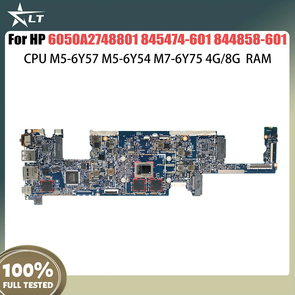 

Mainboard For HP 6050A2748801 Laptop Motherboard M5-6Y54 M5-6Y57 CPU 4G RMB