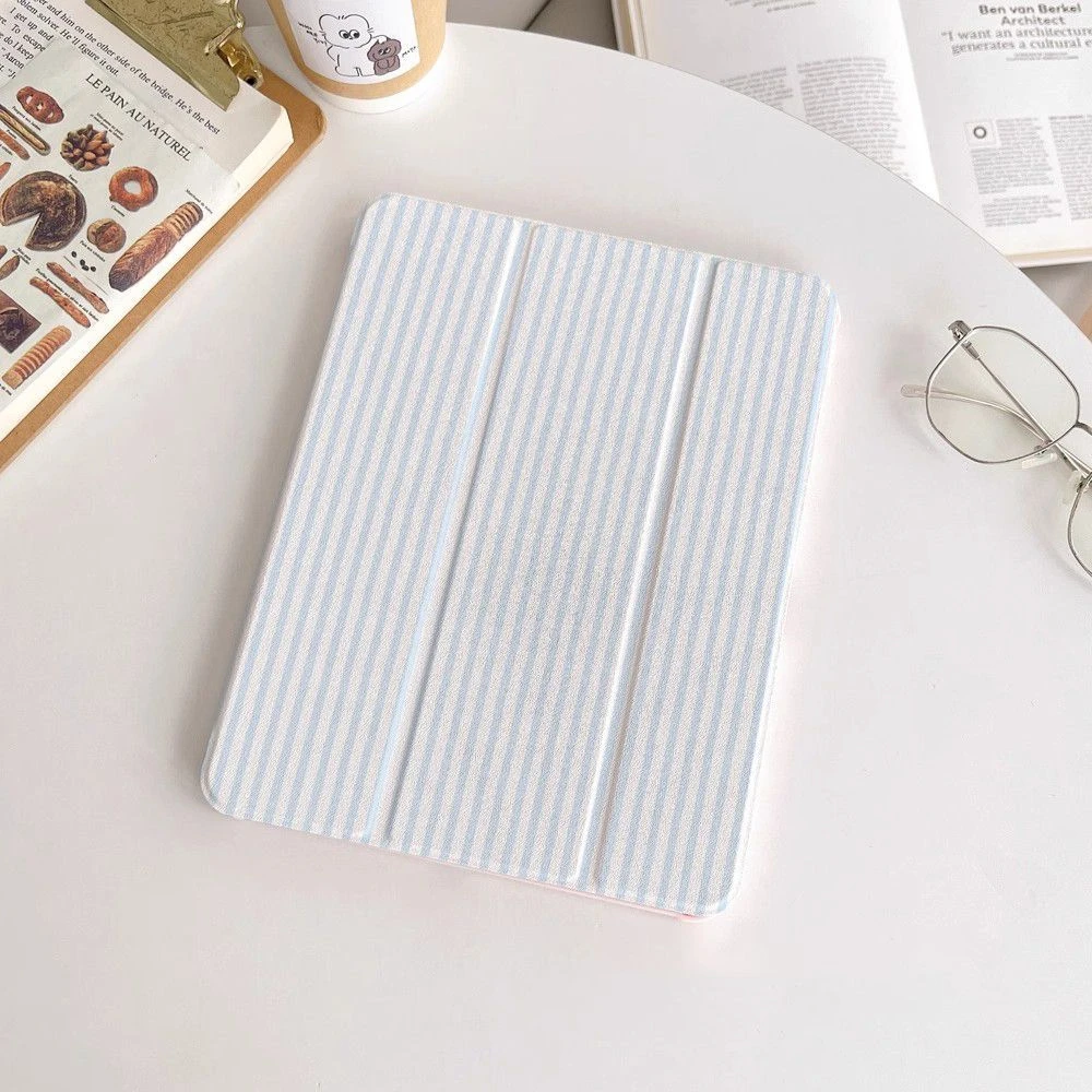 Cute Yellow Duck New Tablet Case For iPad Pro 11 12.9in 13 15 M4 9.7 10.2 5/6th 7/8/9 10 11th MINI 6 7 Air 5 6 7 Trifold Case
