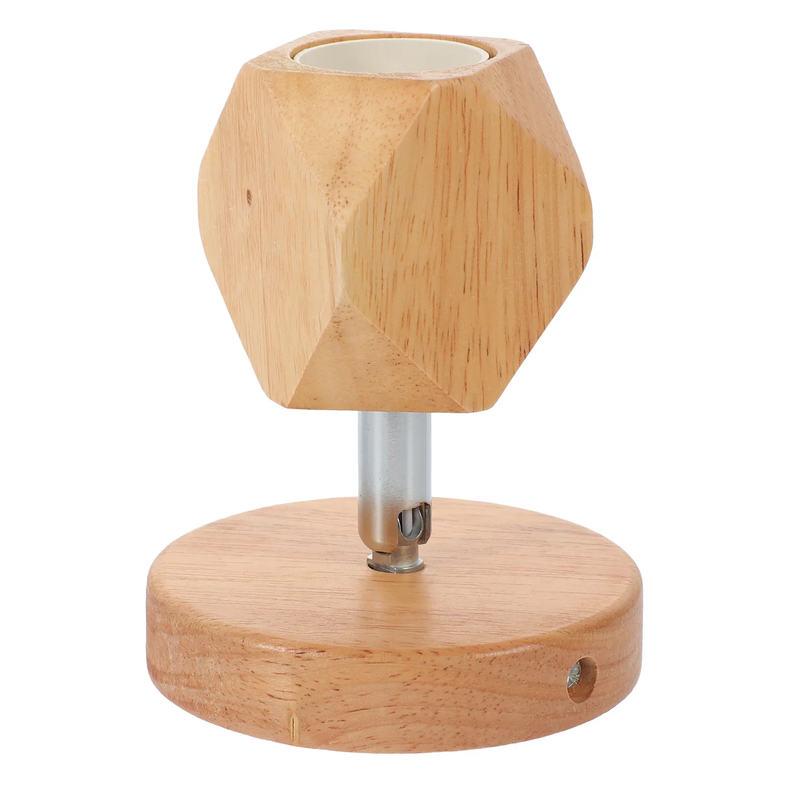 Wood E27 Thread Lamp Holder Rotatable Light Socket Modern Design Ceiling Bulb Base for Home Restaurant Cafe E27 Light Holder