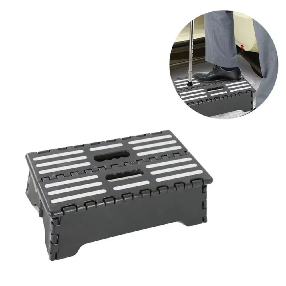 

Moving Stairs Non-Slip One Step Stool Folding Safety High Rise Stair Extra Wide Platform Mobility Stepping Stool Outdoor