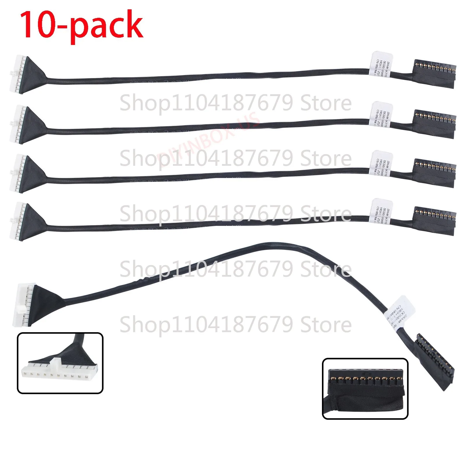 PP 10-pcs For Dell Latitude 5550 E5550 Battery Cable NIA01 NWD9K DC02001WV00 0NWD9K