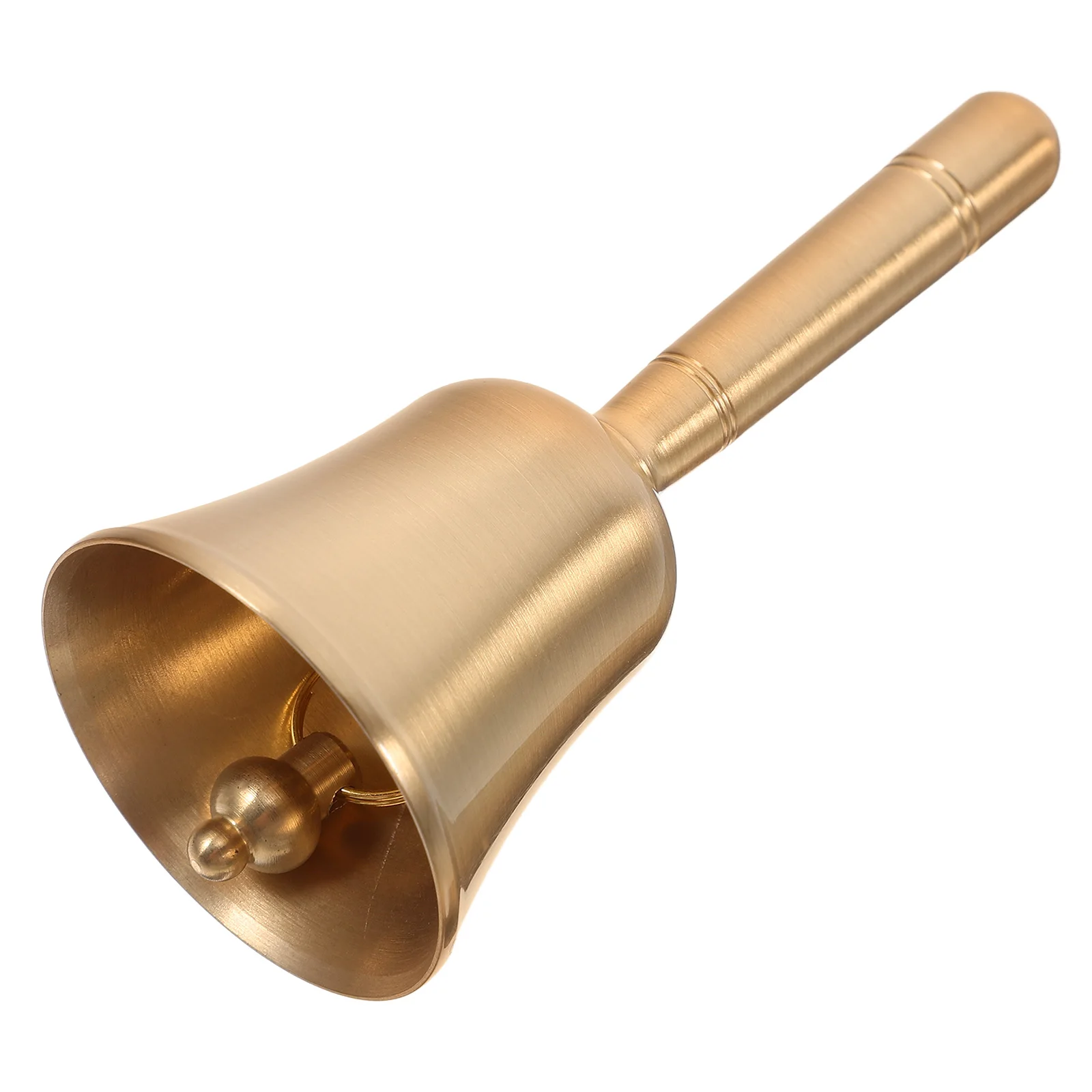 

Christmas Rattle Hand Bell Small Size Brass Material Loud Sound Handheld Bells Restaurant Call Wedding Decorative Bells