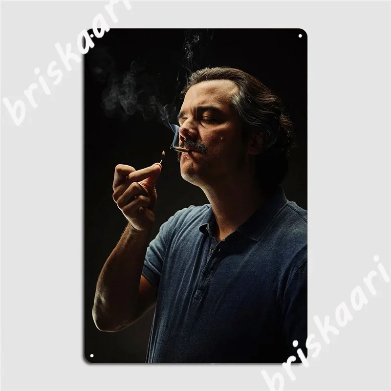 Pablo Escobar Metal Sign Club Designing Party Plates Tin Sign Poster