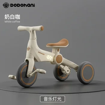 Tricycle d'équilibre pour enfants, vélo portable multifonctionnel, vélo rpm