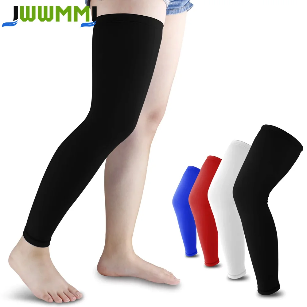 1 Stück Kompressions-Beinlinge, lange Beinlinge, Kniebandagen zum Schutz der Beine, für Männer und Frauen, für Basketball, Radfahren, Fußball, Laufen