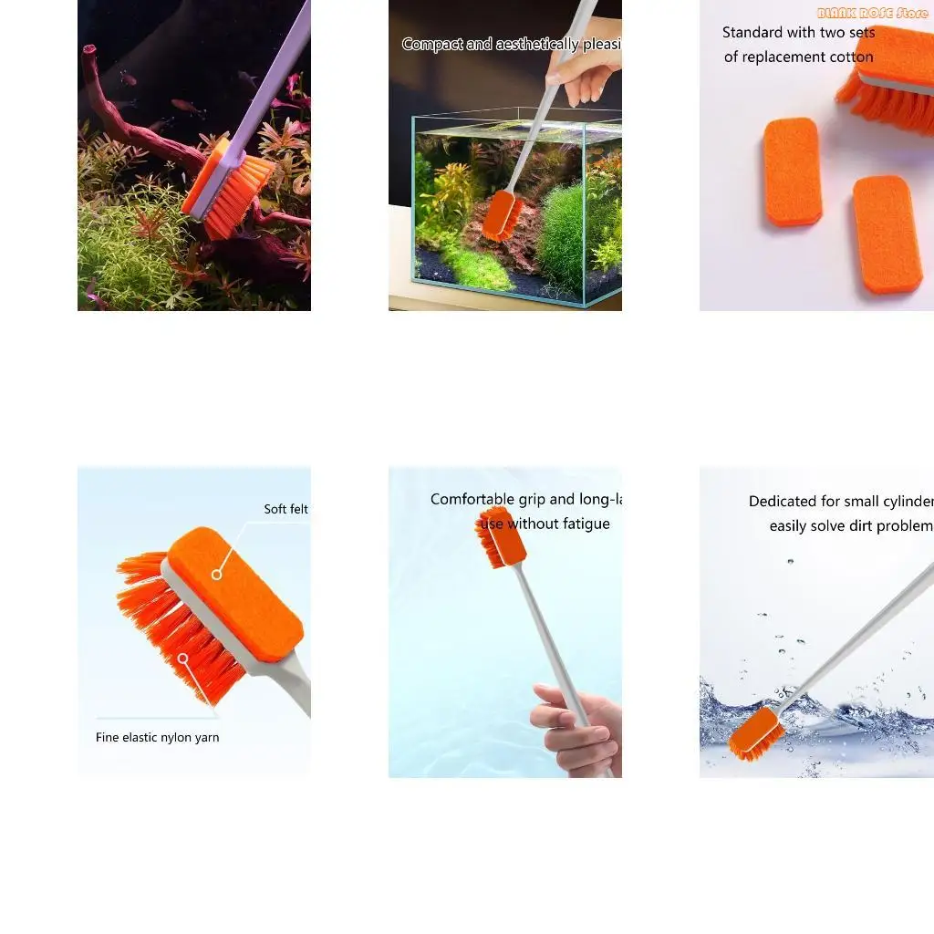 Aquarium Fish Long - K1AE Balık Tankları Temizleme Yosun Kazıyıcı