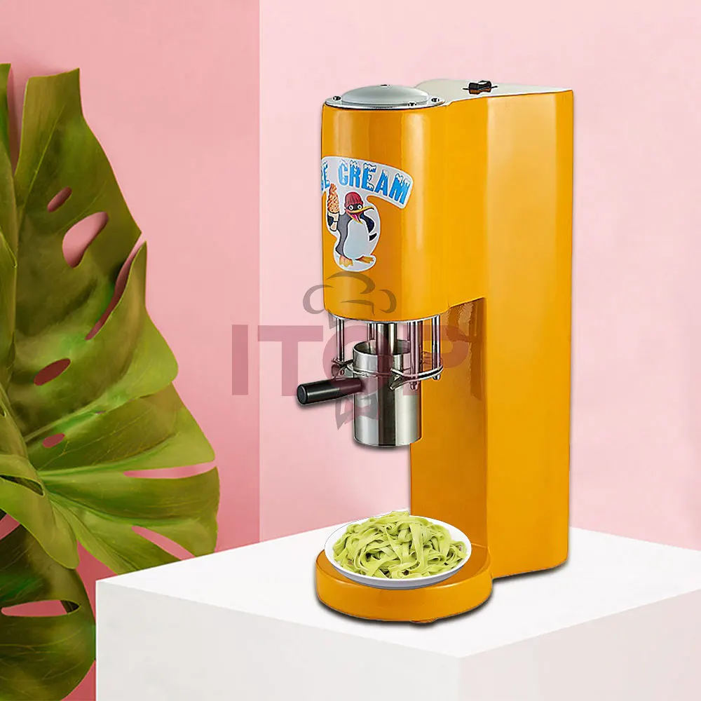 ITOP Ice Cream Noodle Squeezing Machine Gelato Spaghetti Forming Machine Gelato Pasta Maker Pasta Ice Cream Machine 110V 220V