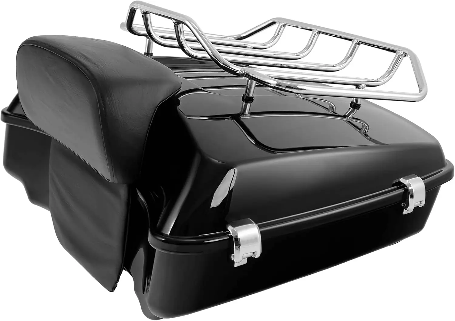 

Мотоциклетный багажник 10,7 дюйма с багажником, накладка на спинку пассажира для багажника Harley 2014-2025 Road King Street Glide Road Glide Road Glide