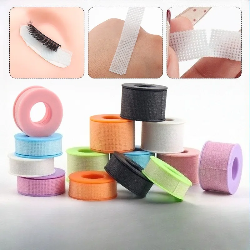 Non-Woven Silicone Gel Tape Sensitive Skin Color Tape Sticker Breathable Under Eye Patch Eyelash Extension Makeup Tools Supplies
