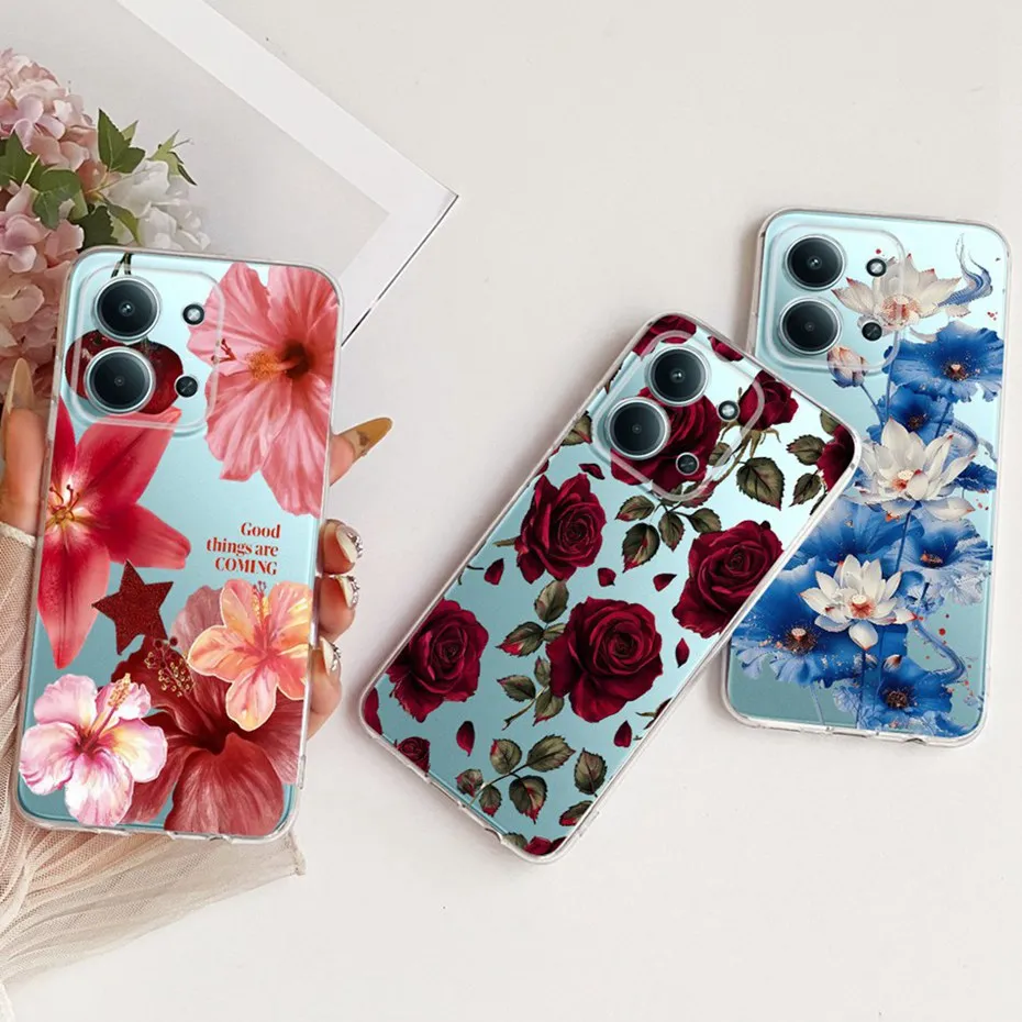 Clear TPU Case For Xiaomi Redmi 15C 4G Newest Style Phone Cases For Redmi 15C 4G Soft Silicone Covers Bumpers