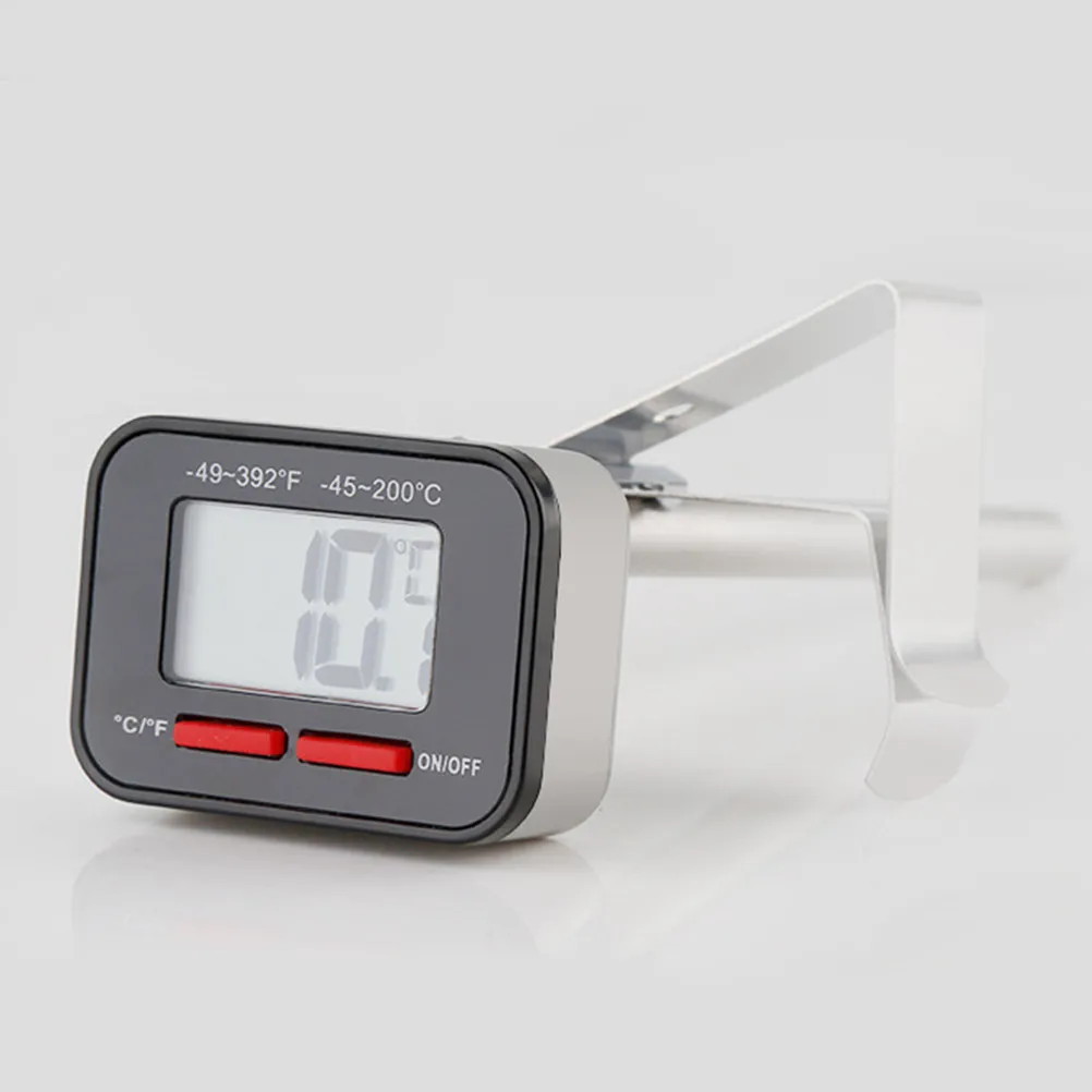 

Digital Electronic Thermometer Portable Premium Milk Coffee Thermometer Easy Temperature Reading for Home Cafe Commercial Use