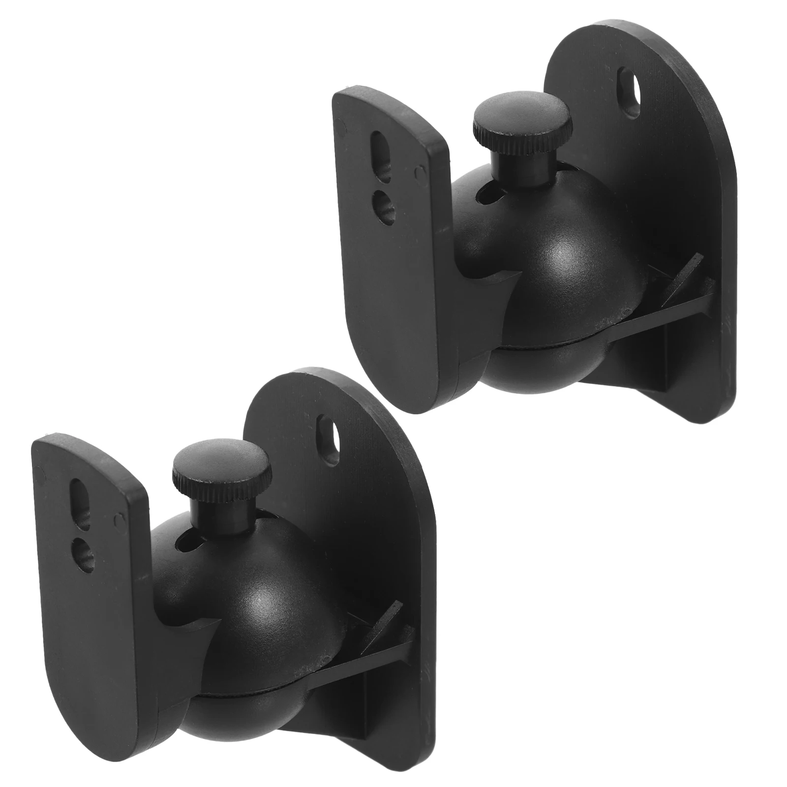 

2Sets Universal Speaker Wall Mount Bracket Adjustable Rotation Tilt Stainless Steel Durable Wall Ceiling Speaker Stand Holder