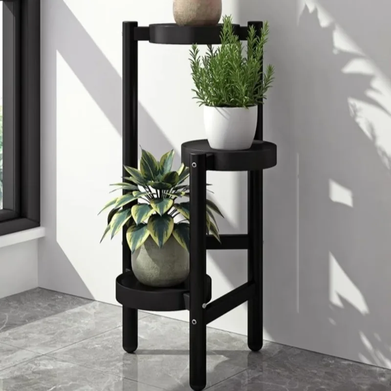 Adjustable Steel Shelf for Succulents, Scandinavian Indoor-Outdoor Plant Stand,Space Saving Balcony Organizer, Waterproof Home