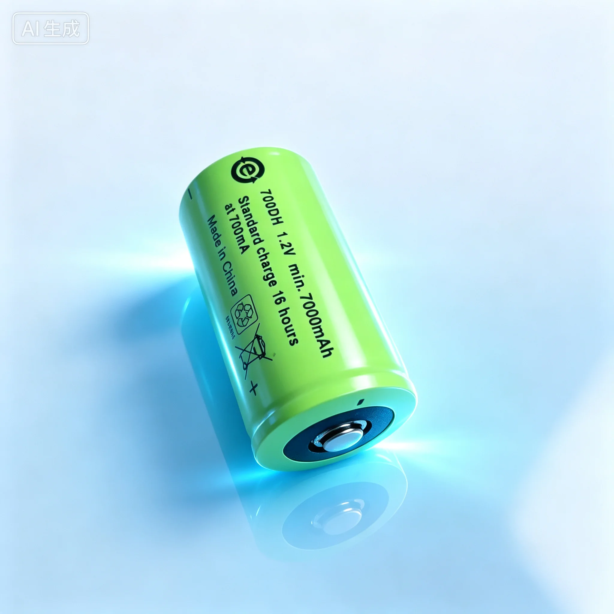 Rechargeable Low Self-Discharge Ni-MH Battery for D Size 7000mAh High Capacity
