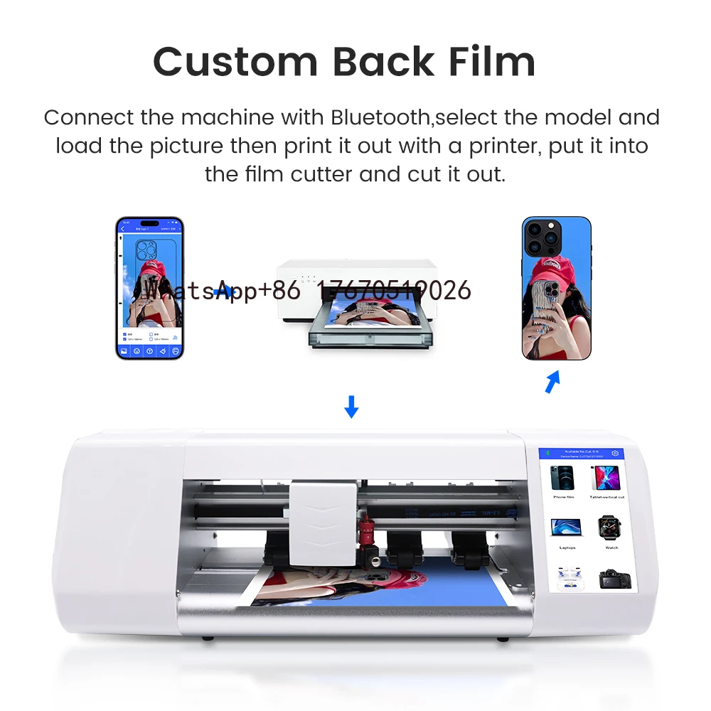2026-CS390 Smart Screen Protector Cutting Machine Plotter LCD Touch Screen 5.5