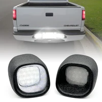 Luz LED blanca para matrícula, 2 uds., para Chevrolet Blazer S10 Pickup GMC Jimmy Sonoma Oldsmobile Bravada