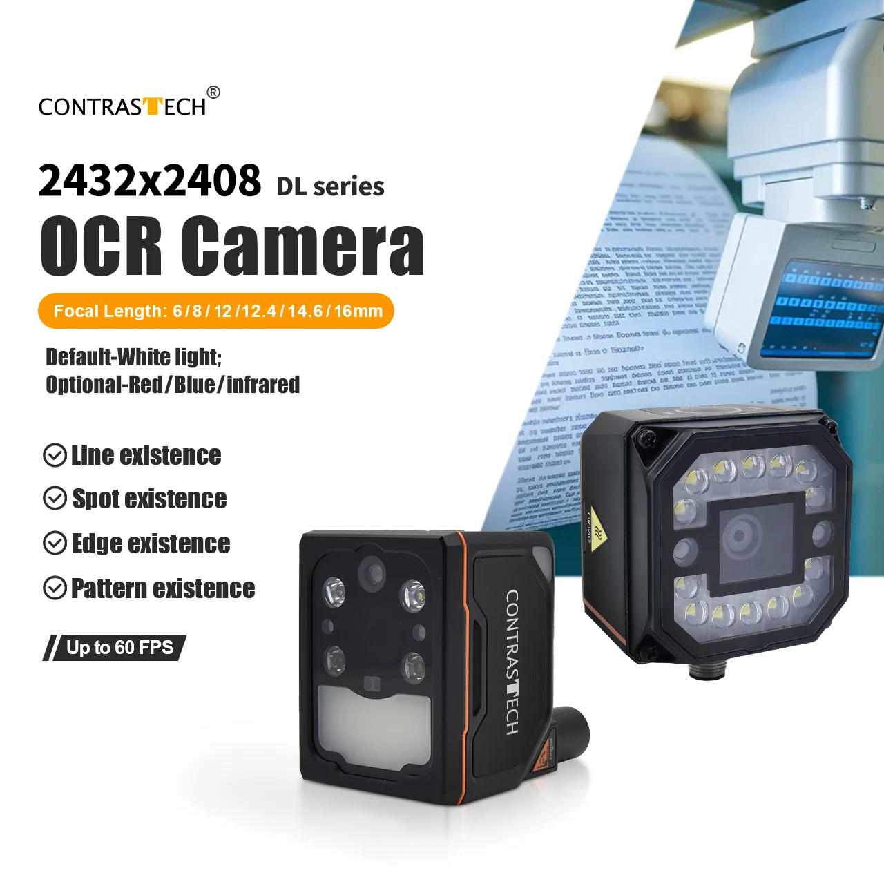 نظام كاميرا OCR للتعلم العميق MS4MP AI RJ45 2368*1760 30fps TCP الكل في واحد كاميرا ذكية صناعية Hik Robot لـ 3C Electronic #2