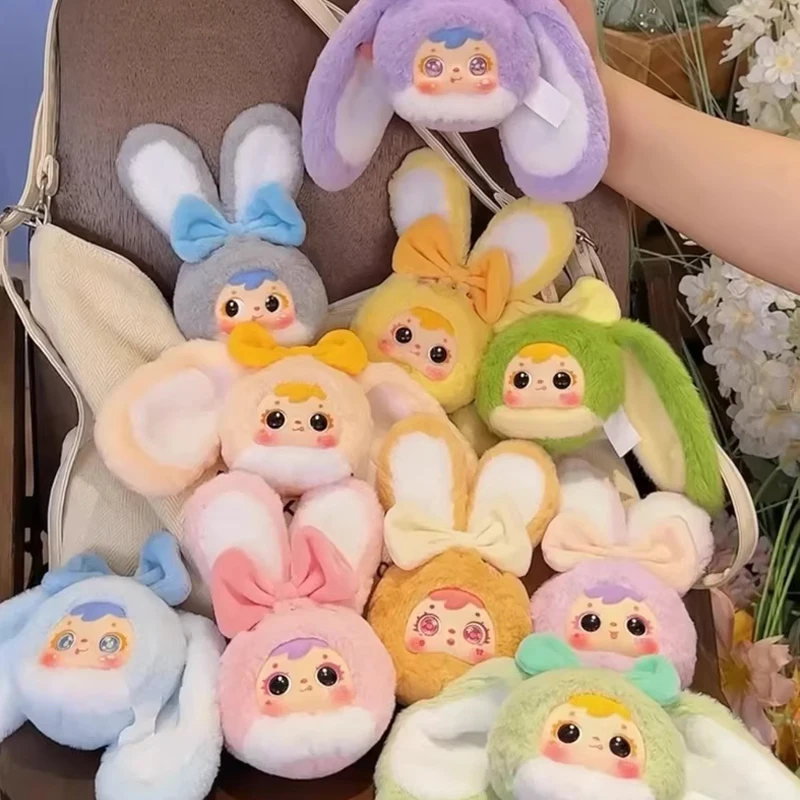 

Genuine New Samuel Colorful Little Rabbit Vinyl Plush Blind Box Cute Bag Decoration Pendant Trendy Toy Mystery Box Surprise Gift