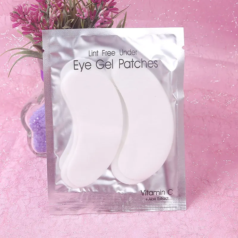 10 pairs = 20 stks V-vormige Wimpers Patches Hydrogel Gel Eye Patches Valse Wimpers Extension Onder Eye Pads Vrouwen make Up Gereedschap