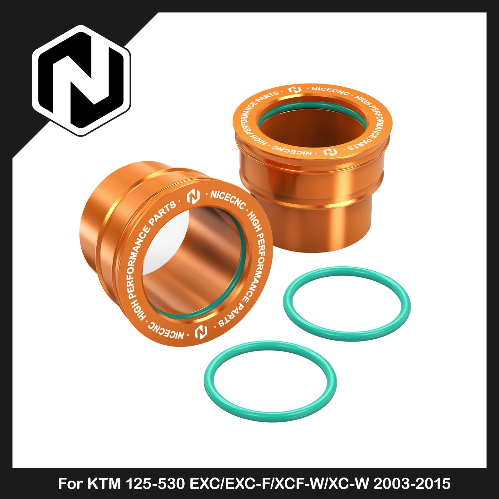 NICECNC For KTM EXC 300 2003-2015 Front Wheel Spacers Hub Collars EXC-F 350 XCF-W 450 XCW 500 03-15 SX125 SXF 450 XC-F 2003-2014