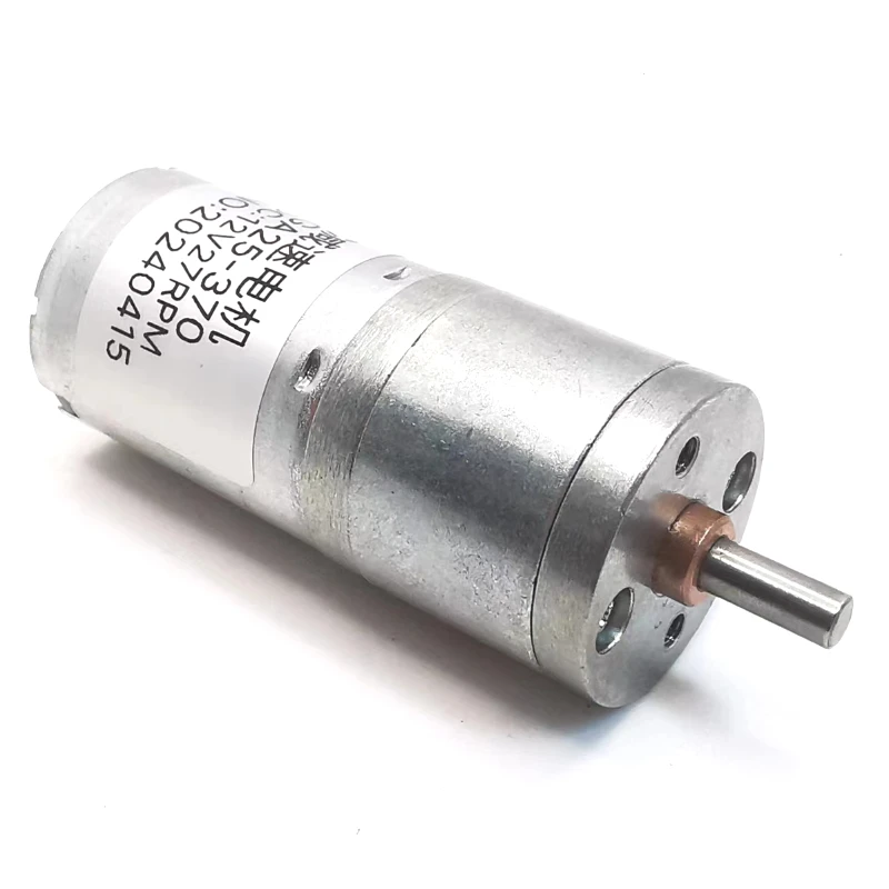 JGA25-370 Geared motor DC motor 6V 12V 24V electric gear motor high torque 5/10/15/30/60/100/150/200/300/400/500/1000/1200 rpm