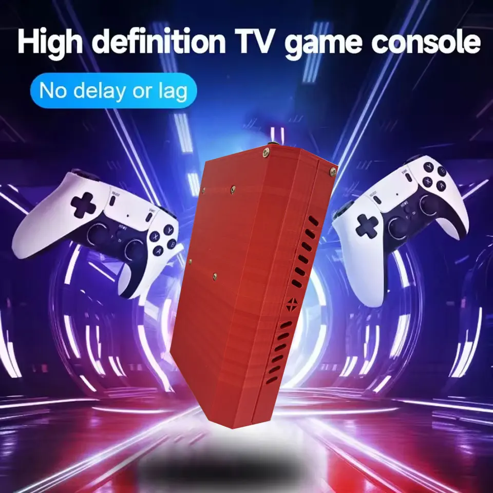 8G Ram Super Game Console RX1 500G Gaming SSD Batocera 3865U 70000 + ألعاب لـ Wii PS2 XBOX PSP Switch N64 مقبض لاسلكي