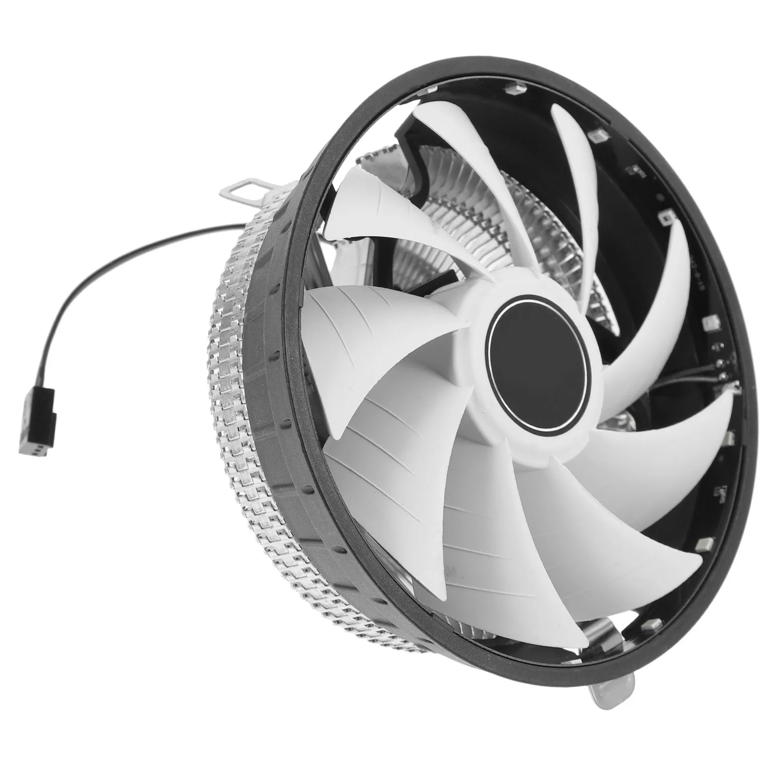 

Computer Cooling Fan Computer Cooler CPU Radiator Mute Cooling Fan Colorful Light Radiator Computer Accessories