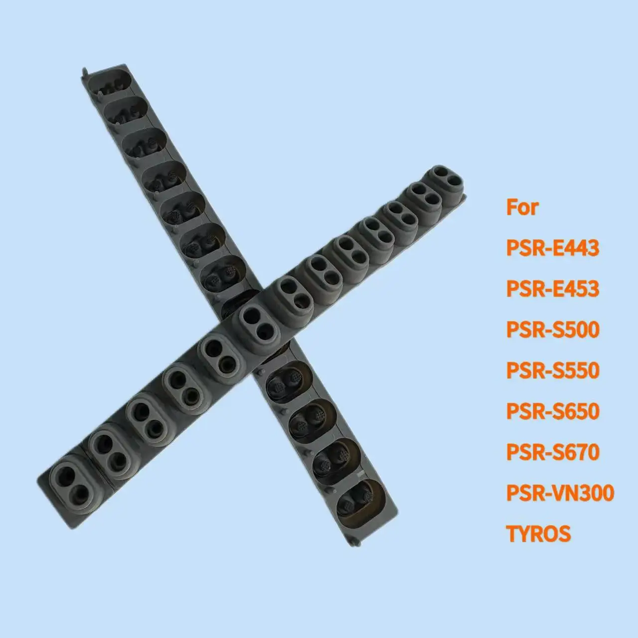 Apply To Yamaha PSR-E443 PSR-E453 PSR-S500 PSR-S550 PSR-S650 PSR-S670 PSR-VN300 TYROS Rubber Strip