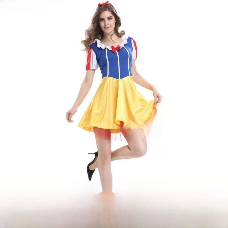 

Сексуальный костюм Белоснежки на Хэллоуин, женский костюм для косплея, традиционный китайский этнический сценический наряд, весна