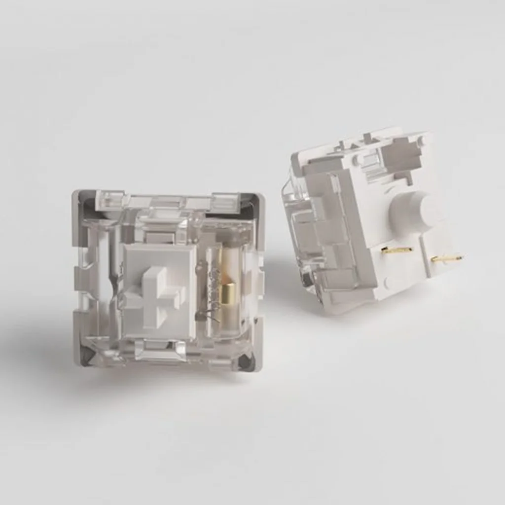 AKKO Rose Red Vintage White Switch 3 Pin Linear 35g 43g Mechanical Keyboard RGB Switches Custom Hot Swap Kit Accessories Switch