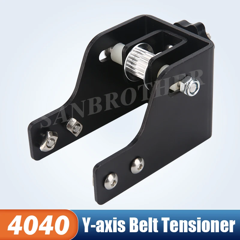 Upgrade 4040 Double Slot Profile Y-axis Synchronous Belt Stretch Straighten Tensioner for Ender-3 Pro/Ender3 V2/CR-20 Pro