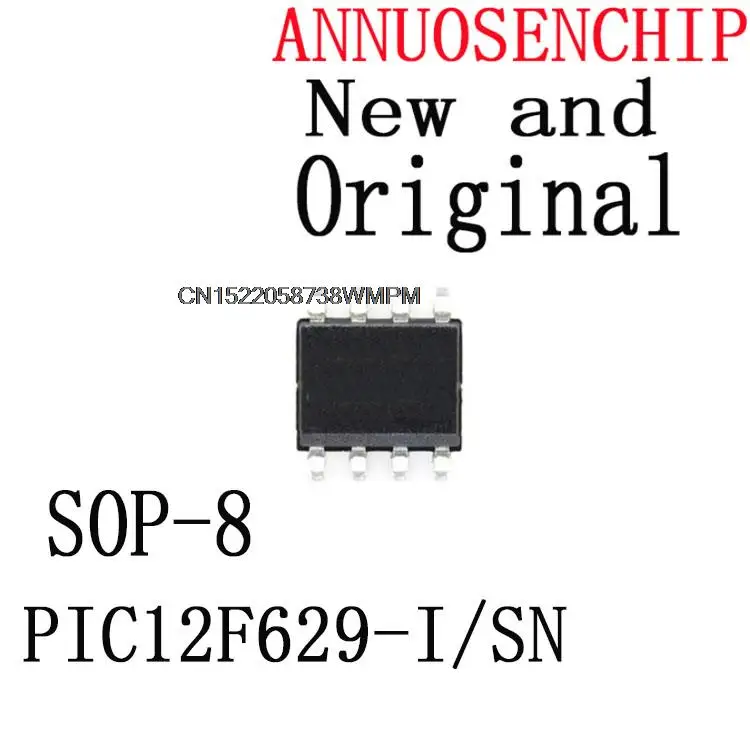 

Новые оригинальные 20 шт. новые и оригинальные микросхемы PIC12F629 12F629 SOP-8 в наличии! PIC12F629-I/SN