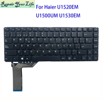 Spanish French Keyboard For Haier U1520 U1520EM U1520SD U1500EM U1530EM Spain France AZERTY Notebook Parts F0060-008 MB30011008