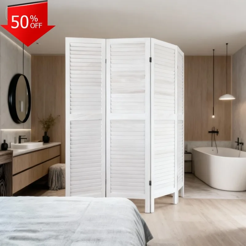 Wooden Piece Separator Partition Home Garden Makeup Bag Room Divider Biombos Interior Separator Screen Room Decoration for Girls