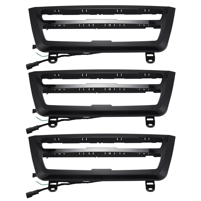 

3X For 3 Series F30 Lci Radio Trim LED Dashboard Center Console Ac Panel Light