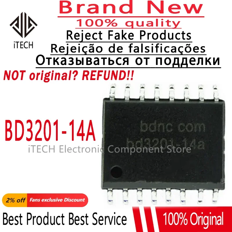 5PCS/lot Original and Genuine BD3201-14A BD3201 SOP16 DSP Digital Signal Processor IC Chip