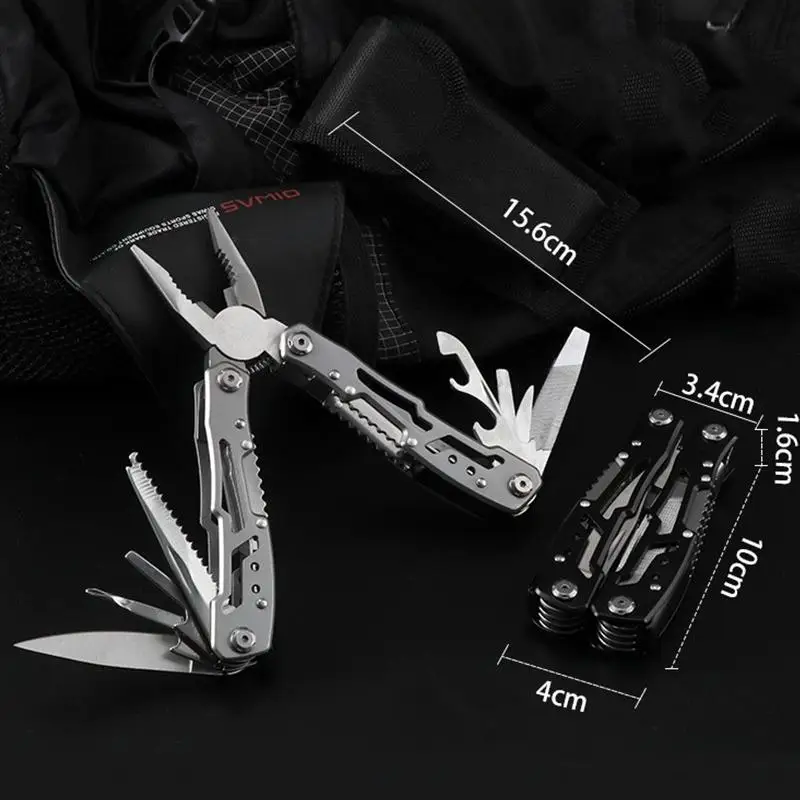 A Versatile And All-In-One Tool Set Including Diagonal Pliers Wire Cutters And Professional Electrician's Anti-Slip And Durab