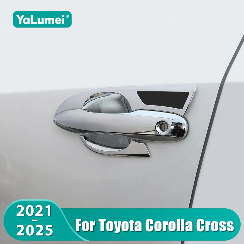 

For Toyota Corolla Cross XG10 2021 2022 2023 2024 2025 Hybrid Car Door Handle Bowl Cover Protection Decoration Accessories