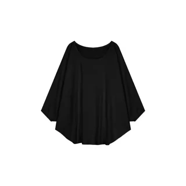 

Off Shoulder Long Sleeved Sun Protection T-Shirt For Women's Summer Casual Thin Style Bat Sleeves Loose Top