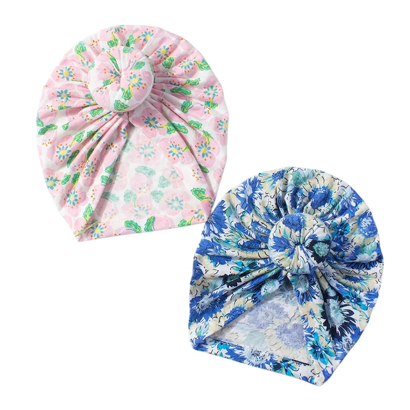 

Baby Turban Hats Turban Bun Knot Baby Infant Beanie Bohemia Style Baby Girl Soft Cute Toddler Cap Hair Accessories