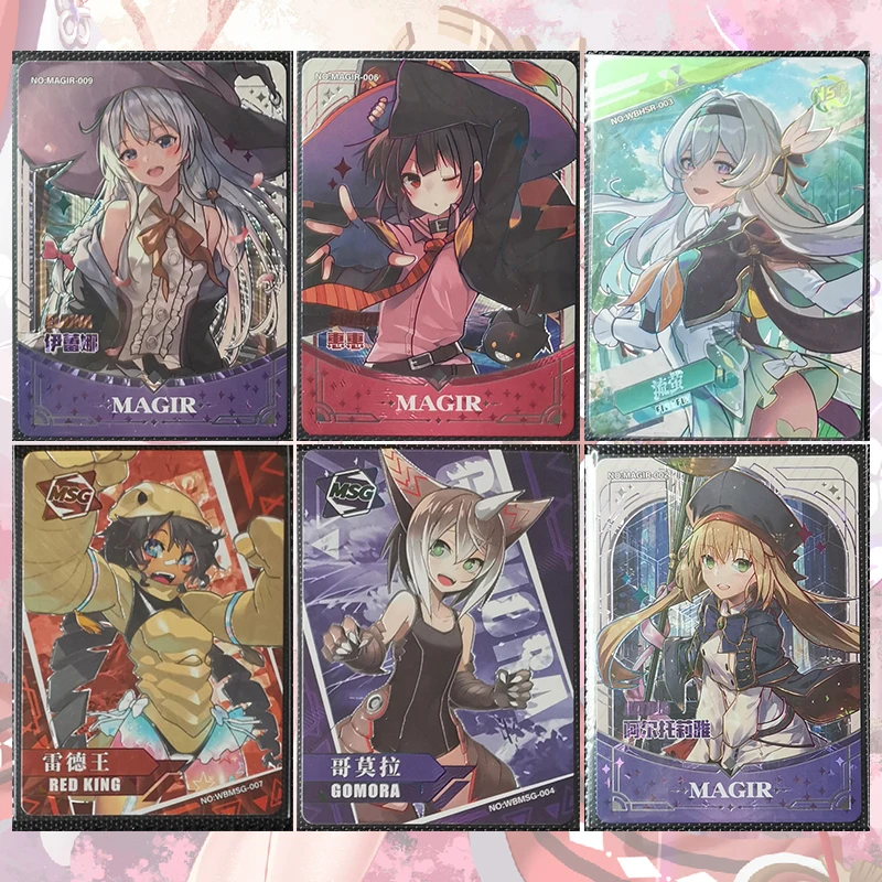 Anime Goddess Story MSG MAGIR HSR-Karten Megumin Tohsaka Rin Firefly Sammelkarten Weihnachts- und Geburtstagsgeschenke Kinderspielzeug